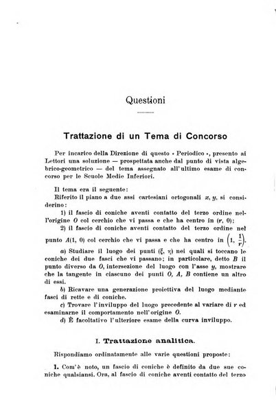 Periodico di matematiche storia, didattica, filosofia