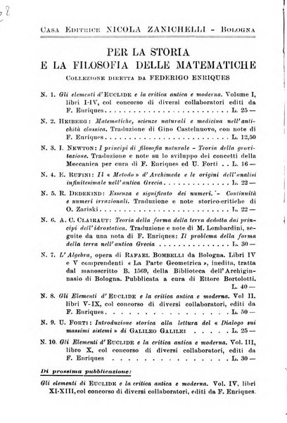 Periodico di matematiche storia, didattica, filosofia