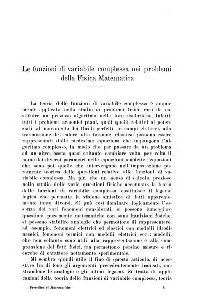 Periodico di matematiche storia, didattica, filosofia