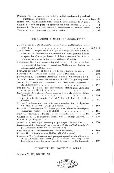 Periodico di matematiche storia, didattica, filosofia