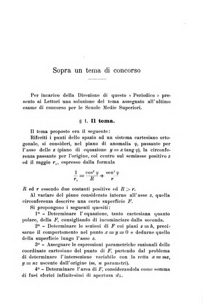 Periodico di matematiche storia, didattica, filosofia