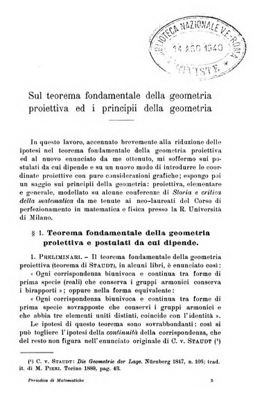 Periodico di matematiche storia, didattica, filosofia