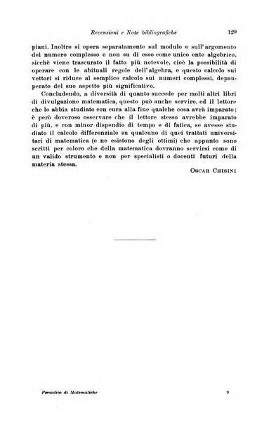 Periodico di matematiche storia, didattica, filosofia