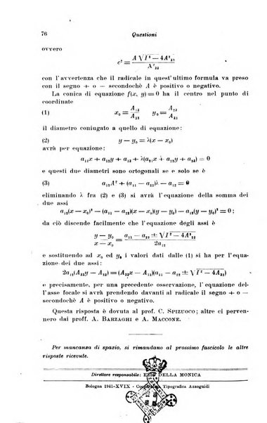 Periodico di matematiche storia, didattica, filosofia