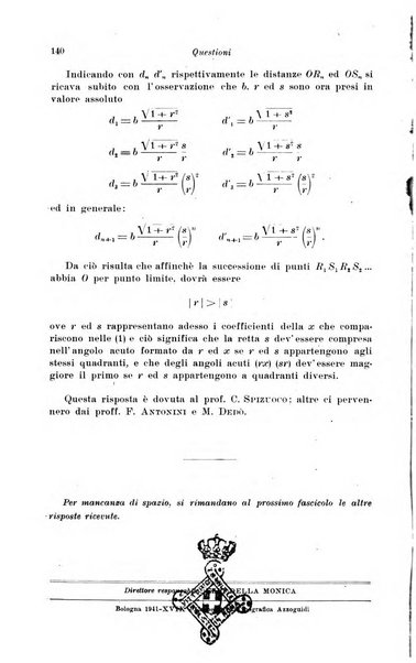 Periodico di matematiche storia, didattica, filosofia