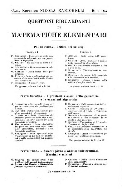 Periodico di matematiche storia, didattica, filosofia