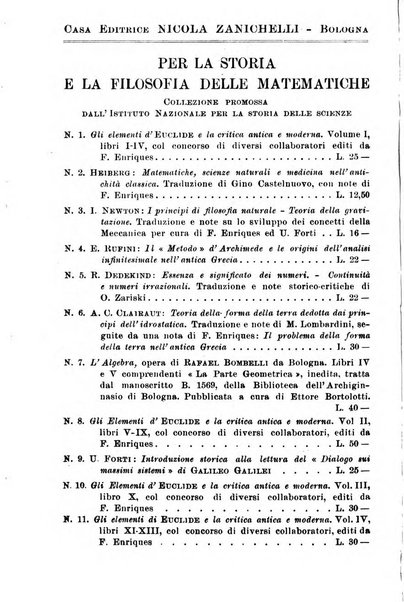 Periodico di matematiche storia, didattica, filosofia