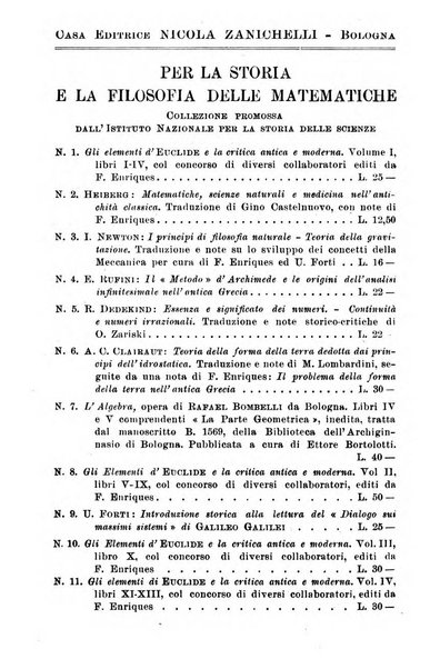 Periodico di matematiche storia, didattica, filosofia