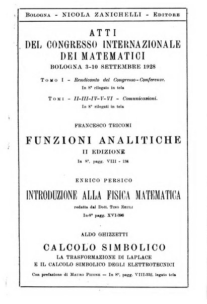 Periodico di matematiche storia, didattica, filosofia