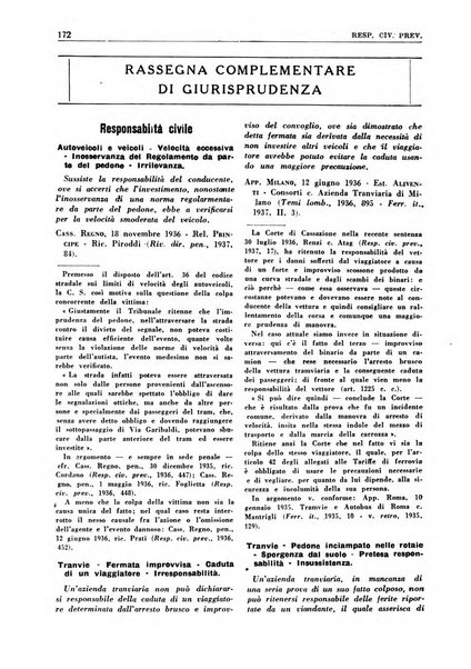 Responsabilità civile e previdenza rivista mensile di dottrina, giurisprudenza e legislazione