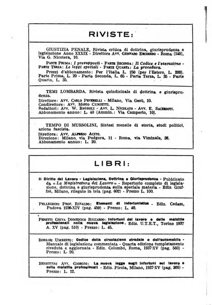 Responsabilità civile e previdenza rivista mensile di dottrina, giurisprudenza e legislazione