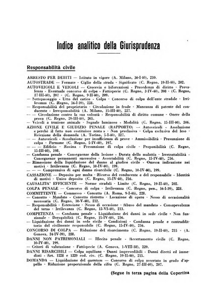 Responsabilità civile e previdenza rivista mensile di dottrina, giurisprudenza e legislazione