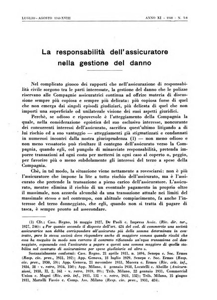 Responsabilità civile e previdenza rivista mensile di dottrina, giurisprudenza e legislazione