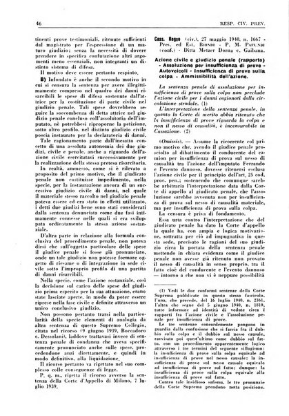 Responsabilità civile e previdenza rivista mensile di dottrina, giurisprudenza e legislazione