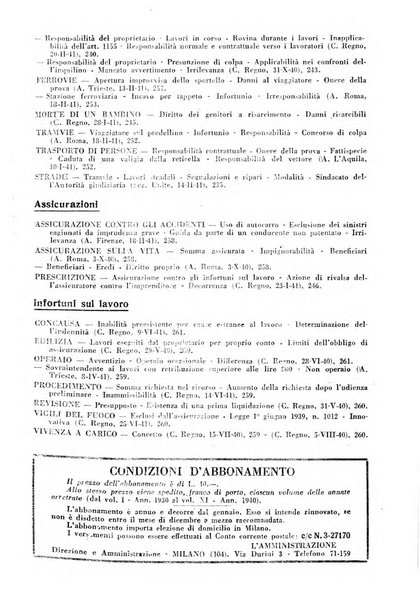 Responsabilità civile e previdenza rivista mensile di dottrina, giurisprudenza e legislazione