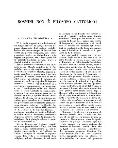 Rivista rosminiana di filosofia e di cultura