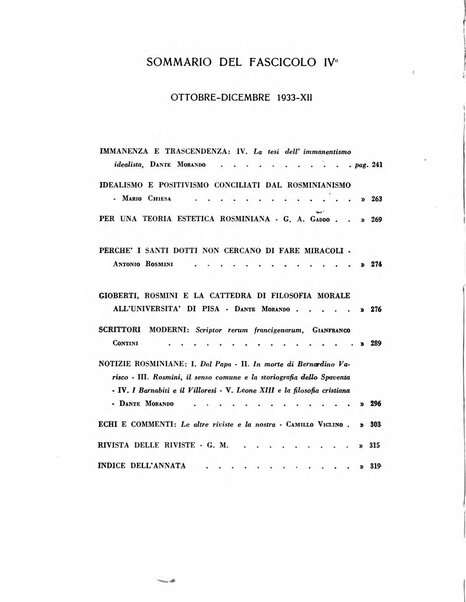 Rivista rosminiana di filosofia e di cultura