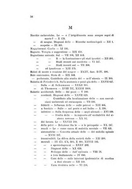 Rivista sperimentale di freniatria e medicina legale delle alienazioni mentali organo della Società freniatrica italiana