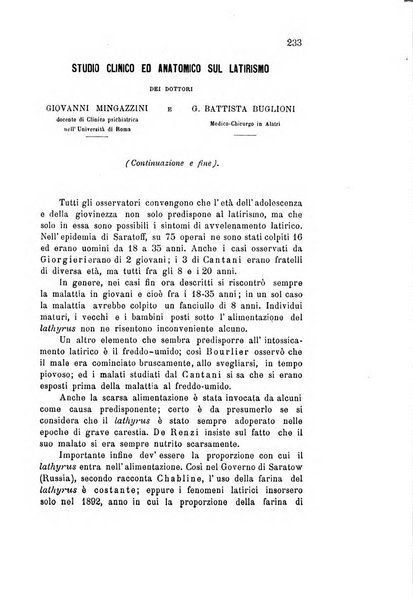 Rivista sperimentale di freniatria e medicina legale delle alienazioni mentali organo della Società freniatrica italiana