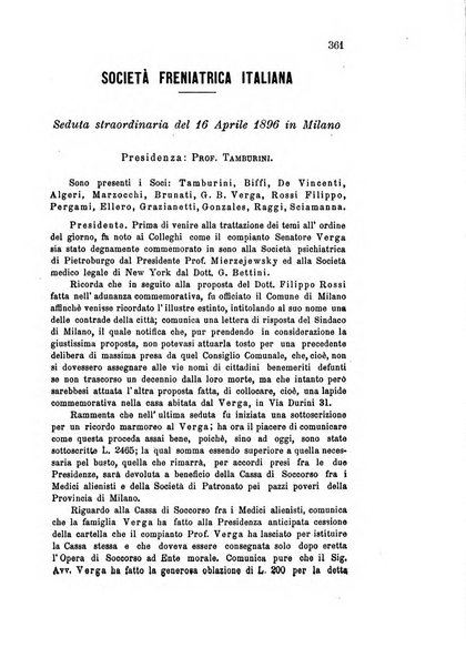 Rivista sperimentale di freniatria e medicina legale delle alienazioni mentali organo della Società freniatrica italiana