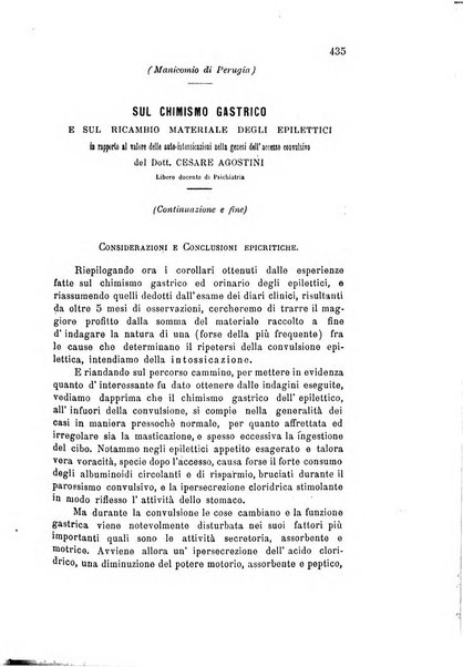 Rivista sperimentale di freniatria e medicina legale delle alienazioni mentali organo della Società freniatrica italiana