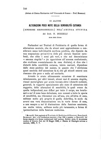 Rivista sperimentale di freniatria e medicina legale delle alienazioni mentali organo della Società freniatrica italiana