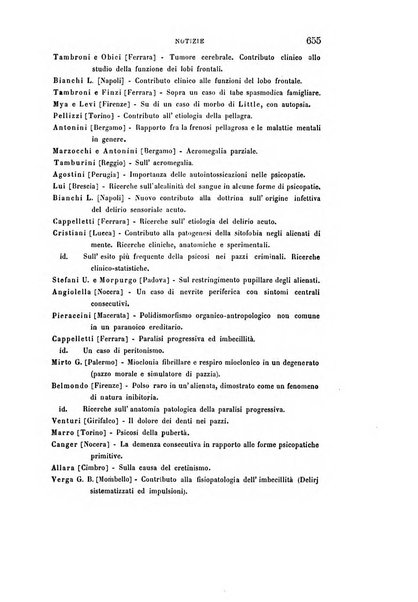 Rivista sperimentale di freniatria e medicina legale delle alienazioni mentali organo della Società freniatrica italiana