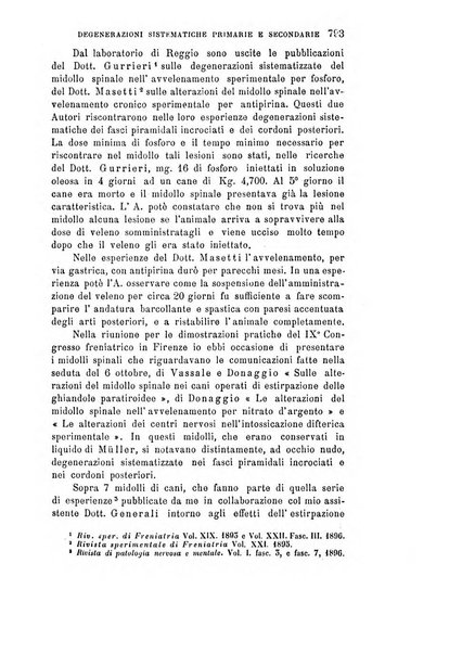 Rivista sperimentale di freniatria e medicina legale delle alienazioni mentali organo della Società freniatrica italiana