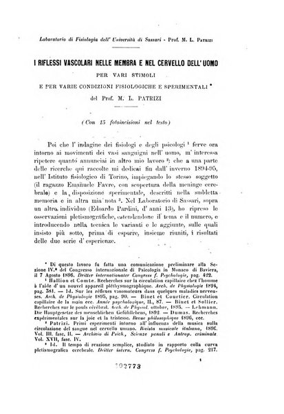 Rivista sperimentale di freniatria e medicina legale delle alienazioni mentali organo della Società freniatrica italiana