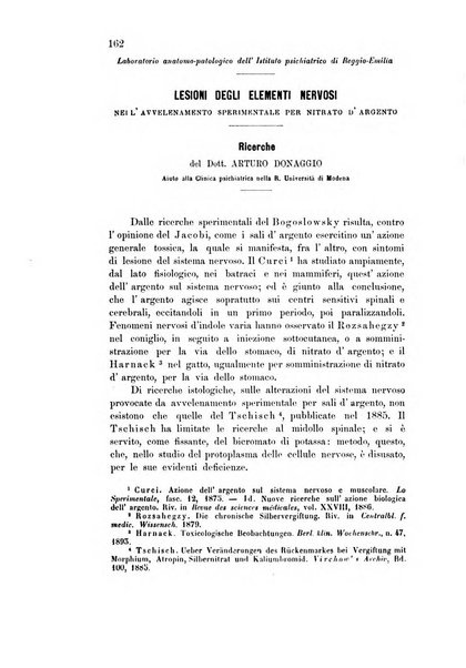 Rivista sperimentale di freniatria e medicina legale delle alienazioni mentali organo della Società freniatrica italiana