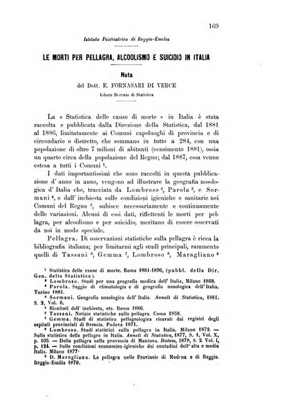 Rivista sperimentale di freniatria e medicina legale delle alienazioni mentali organo della Società freniatrica italiana