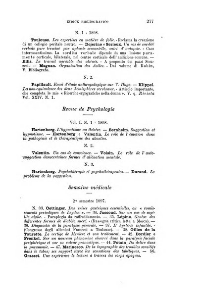 Rivista sperimentale di freniatria e medicina legale delle alienazioni mentali organo della Società freniatrica italiana