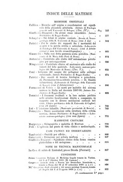 Rivista sperimentale di freniatria e medicina legale delle alienazioni mentali organo della Società freniatrica italiana