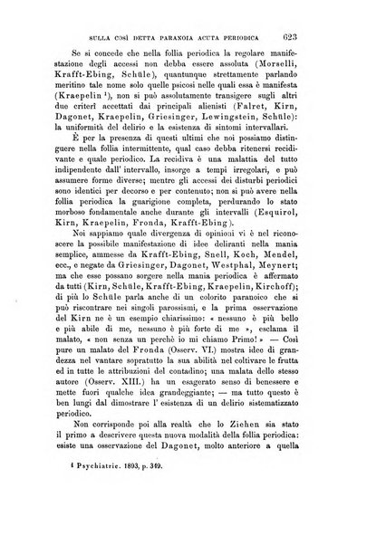 Rivista sperimentale di freniatria e medicina legale delle alienazioni mentali organo della Società freniatrica italiana