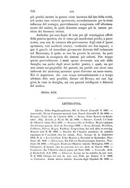 Rivista sperimentale di freniatria e medicina legale delle alienazioni mentali organo della Società freniatrica italiana