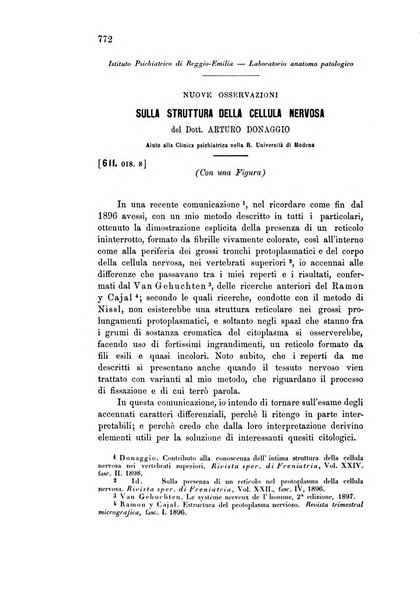 Rivista sperimentale di freniatria e medicina legale delle alienazioni mentali organo della Società freniatrica italiana