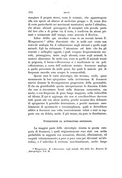 Rivista sperimentale di freniatria e medicina legale delle alienazioni mentali organo della Società freniatrica italiana