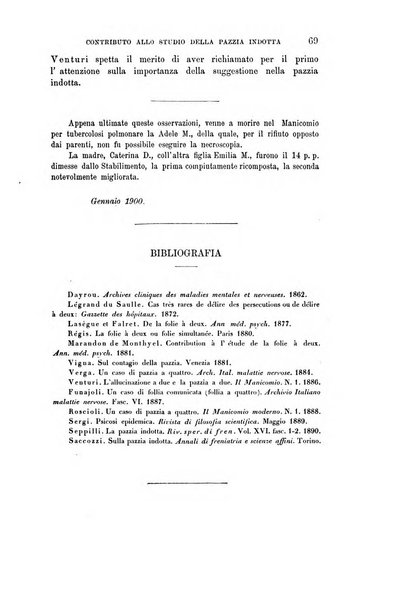 Rivista sperimentale di freniatria e medicina legale delle alienazioni mentali organo della Società freniatrica italiana