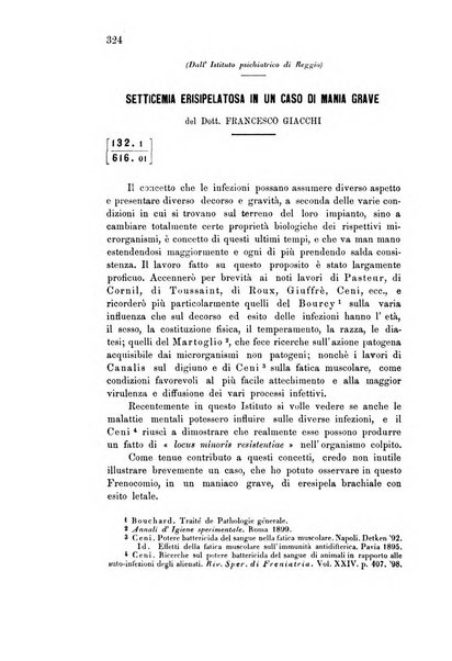 Rivista sperimentale di freniatria e medicina legale delle alienazioni mentali organo della Società freniatrica italiana