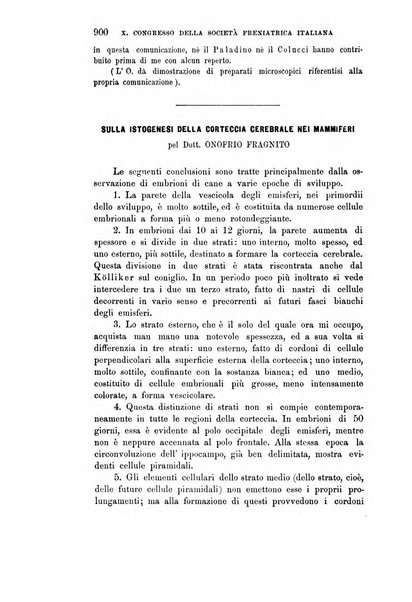 Rivista sperimentale di freniatria e medicina legale delle alienazioni mentali organo della Società freniatrica italiana