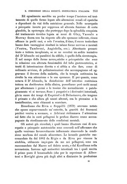 Rivista sperimentale di freniatria e medicina legale delle alienazioni mentali organo della Società freniatrica italiana