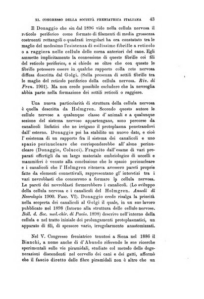 Rivista sperimentale di freniatria e medicina legale delle alienazioni mentali organo della Società freniatrica italiana