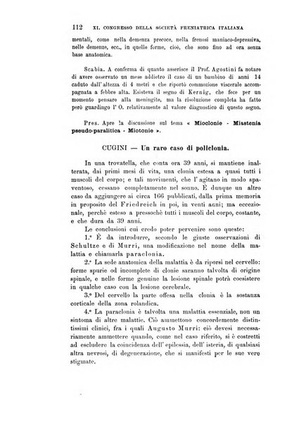 Rivista sperimentale di freniatria e medicina legale delle alienazioni mentali organo della Società freniatrica italiana