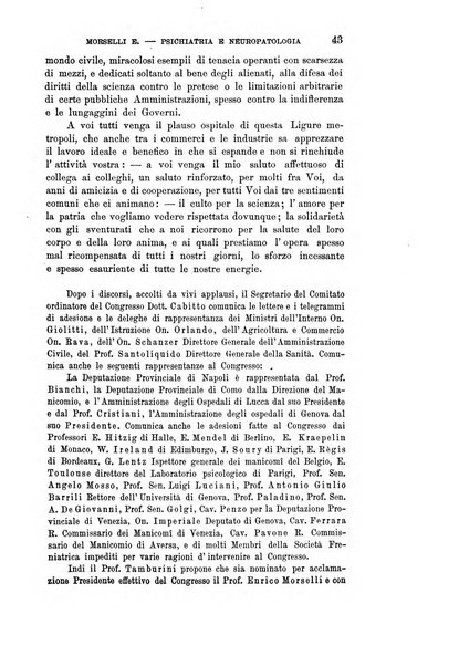 Rivista sperimentale di freniatria e medicina legale delle alienazioni mentali organo della Società freniatrica italiana