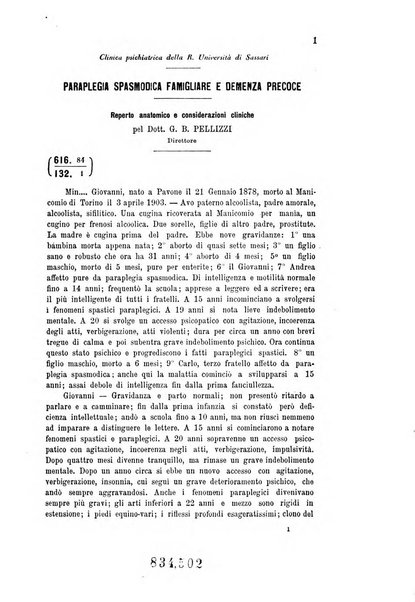 Rivista sperimentale di freniatria e medicina legale delle alienazioni mentali organo della Società freniatrica italiana