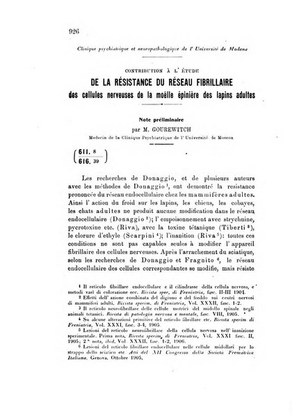 Rivista sperimentale di freniatria e medicina legale delle alienazioni mentali organo della Società freniatrica italiana