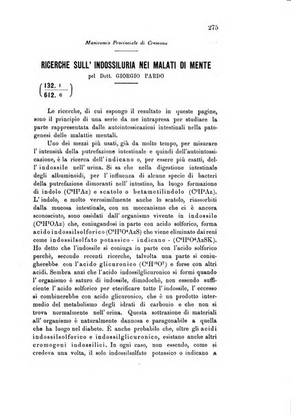 Rivista sperimentale di freniatria e medicina legale delle alienazioni mentali organo della Società freniatrica italiana