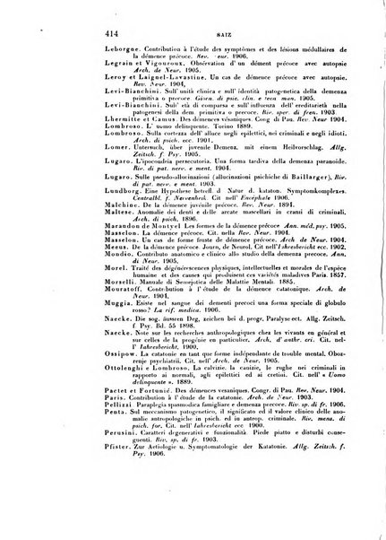 Rivista sperimentale di freniatria e medicina legale delle alienazioni mentali organo della Società freniatrica italiana