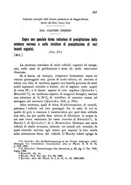 Rivista sperimentale di freniatria e medicina legale delle alienazioni mentali organo della Società freniatrica italiana