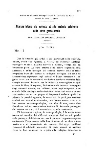 Rivista sperimentale di freniatria e medicina legale delle alienazioni mentali organo della Società freniatrica italiana